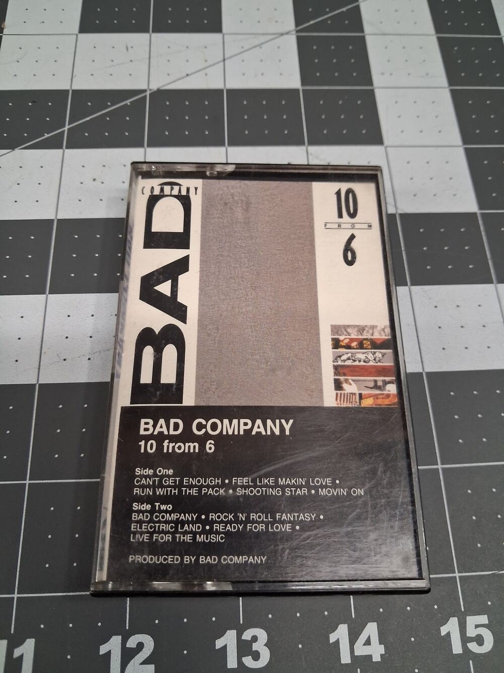 Bad Company 10 From 6 Cassette Tape